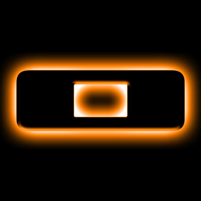 ORACLE Lighting Universal Illuminated LED Letter Badges - Matte Blk Surface Finish - O SEE WARRANTY