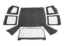 Rampage 1988-1995 Jeep Wrangler(YJ) OEM Replacement Top - Black Denim