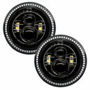Oracle 7in High Powered LED Headlights - Black Bezel - ColorSHIFT - BC1 SEE WARRANTY