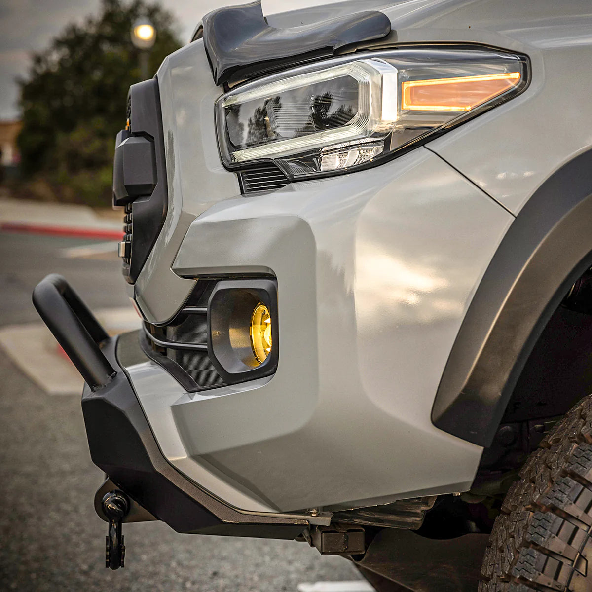 Cali Raised 16-23 Toyota Tacoma Stealth Bumper - Bull Bar / No Light Bar