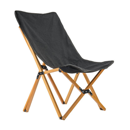 Overland Vehicle Systems Kick It Wooden Camp Chair - Wood Base & Storage Bag
