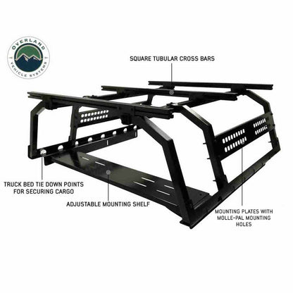 Overland Vehicle Systems Discovery Rack Mid Size Truck Application Box 1