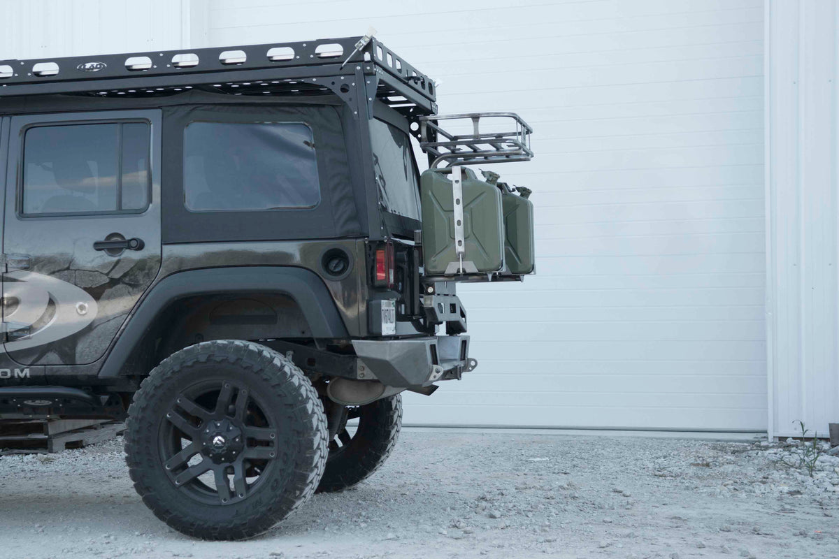 LOD JK Destroyer Shorty Rear Bumper w/ Tire Carrier 2007-2017