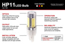 Diode Dynamics 7443 LED Bulb HP11 LED - Red (Single)