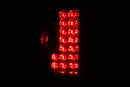 ANZO 2005-2008 Nissan Frontier LED Taillights Red/Clear