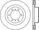 StopTech 10-17 Lexus GX460 / 10-17 Toyota 4Runner Cryo Slotted Front Right Sport Brake Rotor