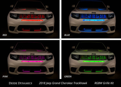 Diode Dynamics RGBW Grille Strip Kit 2pc Multicolor