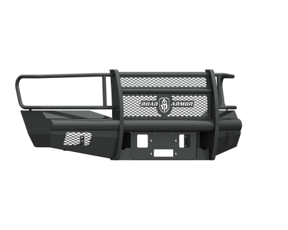 Road Armor 06-09 Dodge 2500 Vaquero Front Winch Plate - Tex Blk