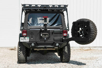 LOD JK Destroyer Shorty Rear Bumper w/ Tire Carrier 2007-2017