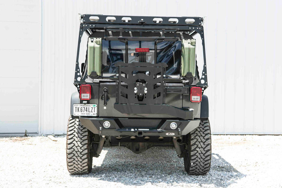 LOD JK Destroyer Shorty Rear Bumper w/ Tire Carrier 2007-2017