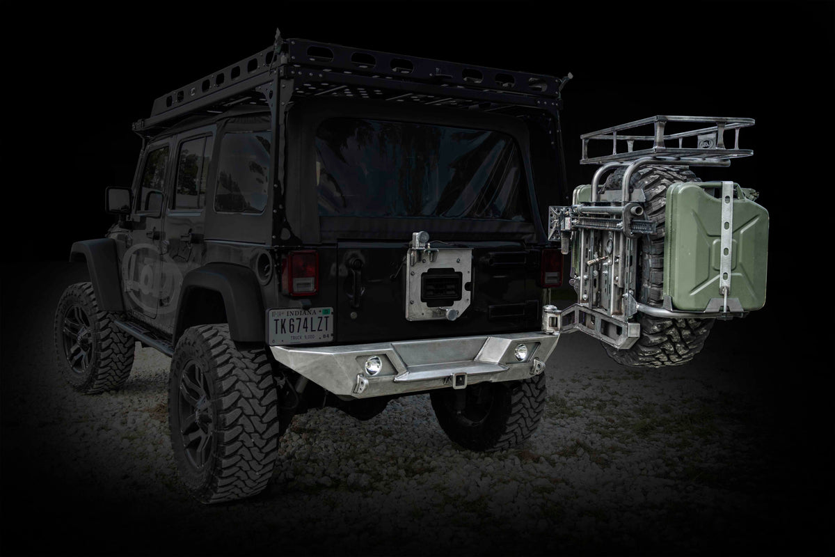 LOD JK Destroyer Shorty Rear Bumper w/ Tire Carrier 2007-2017