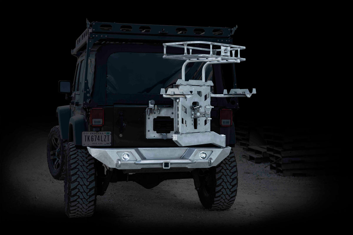 LOD JK Destroyer Shorty Rear Bumper w/ Tire Carrier 2007-2017