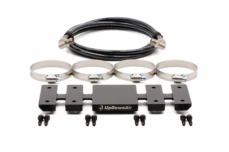 Up Down Air Twin Compressor Mount & Connection Kit - JT Bed Area for ARB & EGOI II Dual Air Twin Compressor - Black