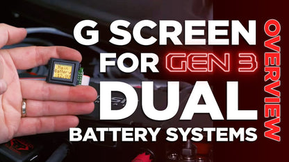 G Screen for Gen 3 Dual Battery Systems