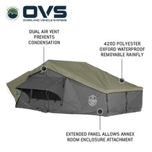 Overland Vehicle Systems HD Nomdic N4E - Roof Rop Tent & Annex Room Combo