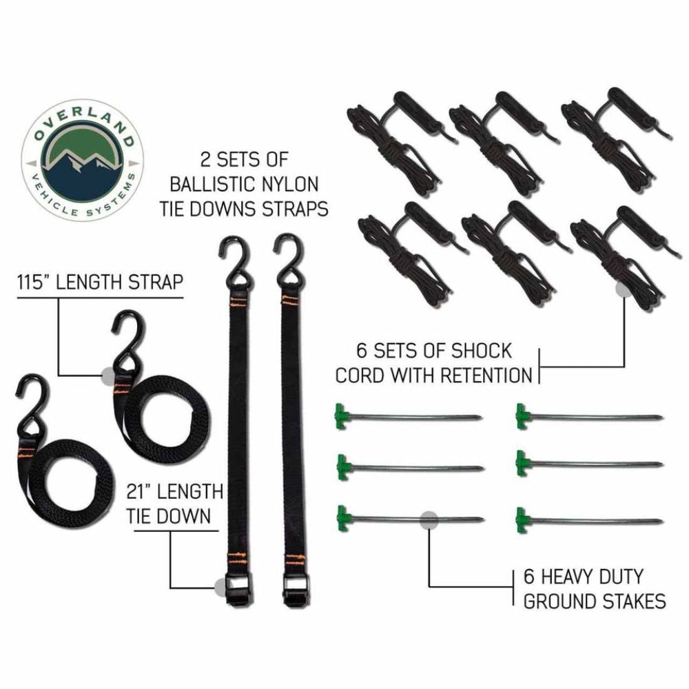 Overland Vehicle Systems HD Nomadic - Awning Bracket Kit, 270 LT