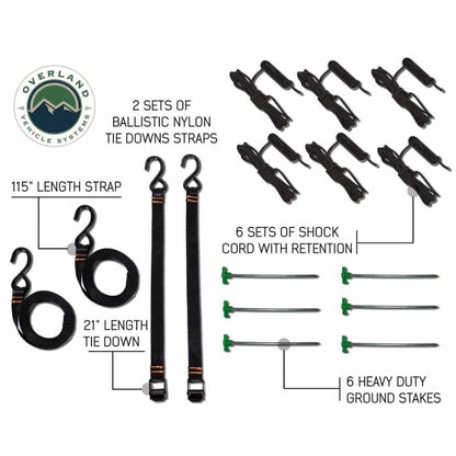 Overland Vehicle Systems HD Nomadic - Awning Bracket Kit, 270 LT