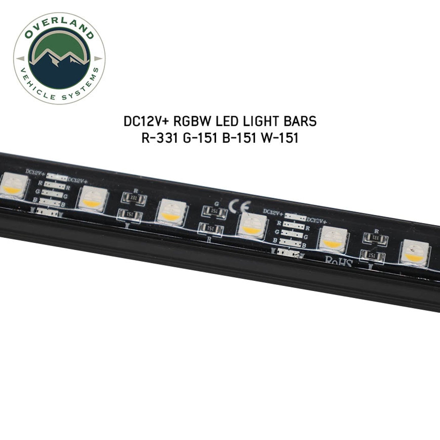 Overland Vehicle Systems 4 Pcs Universal RGBWW LED Light Kit