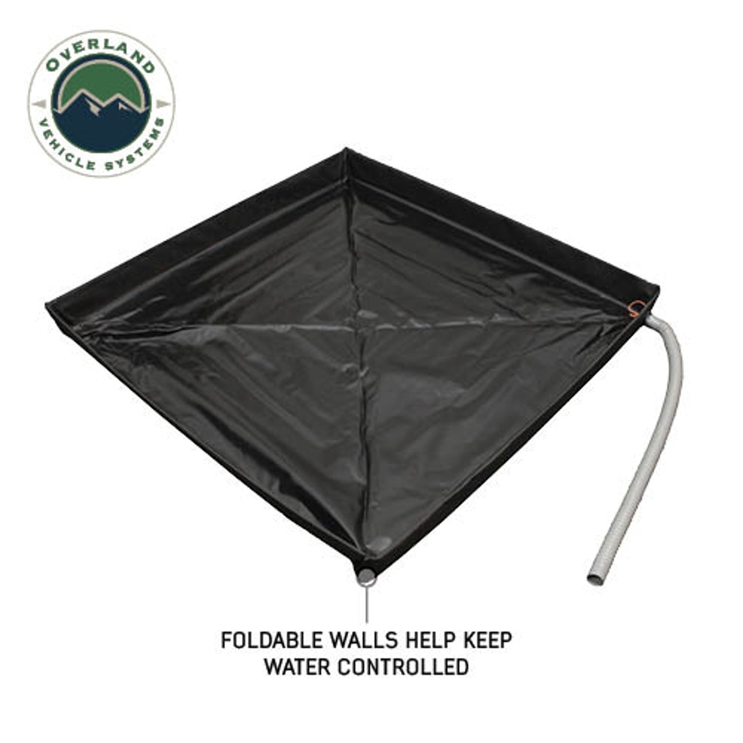 Overland Vehicle Systems HD Nomadic Shower - Double Shower Floor Basin