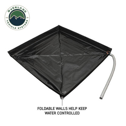 Overland Vehicle Systems HD Nomadic Shower - Double Shower Floor Basin