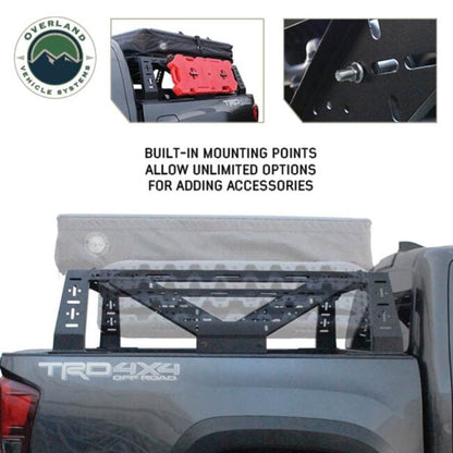 Overland Vehicle Systems Mid Size Truck Mid Height Rack