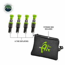 Up Down Air 4 Piece Adjustable Tire Deflator Kit & Storage Bag