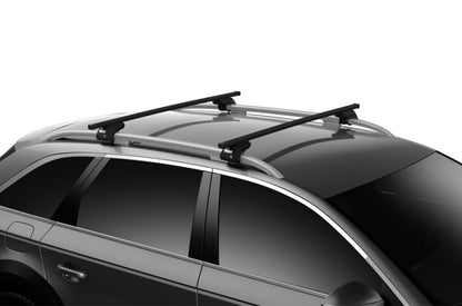 Thule SquareBar 118 Load Bars for Evo Roof Rack System (2 Pack / 47in.) - Black