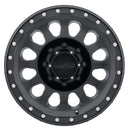 Method MR315 17x9 -12mm Offset 8x6.5 130.81mm CB Matte Black Wheel