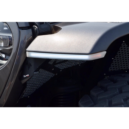 Jeep Wrangler JL/Gladiator 9.5 x 0.75 Inch Slim Chop Kit DRL w/ Sequential Switchback Turn Signal & Side Marker Light
