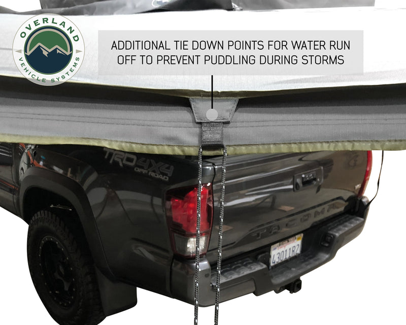 Nomadic 270 Driver Side Awning with Bracket Kit for Mid - High Roofline Vans Overland Vehicle Systems