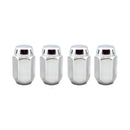 McGard Hex Lug Nut (Cone Seat) 1/2-20 / 13/16 Hex / 1.5in. Length (4-Pack) - Chrome