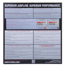 K&N Universal Oval Air Filter 12in Length x 5-1/4in Width x 3-1/4in Height
