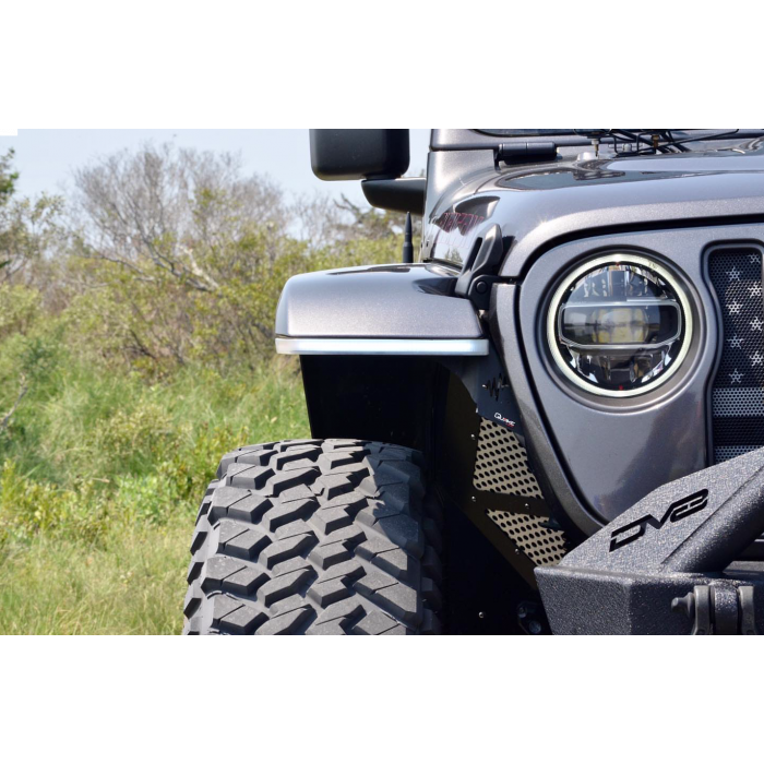Jeep Wrangler JL/Gladiator 9.5 x 0.75 Inch Slim Chop Kit DRL w/ Sequential Switchback Turn Signal & Side Marker Light