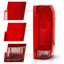 ANZO 1992-1996 Ford Bronco Taillight Red/Clear Lens (OE Replacement)