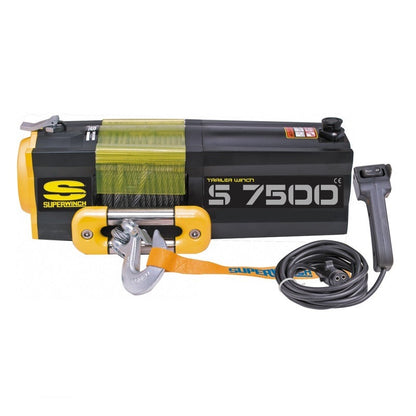 Superwinch 7500 LBS 12V DC 5/16in x 54ft Steel Rope S7500 Winch