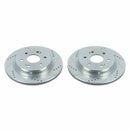 Power Stop 19-20 Chevrolet Silverado 1500 Rear Evolution Drilled & Slotted Rotors - Pair