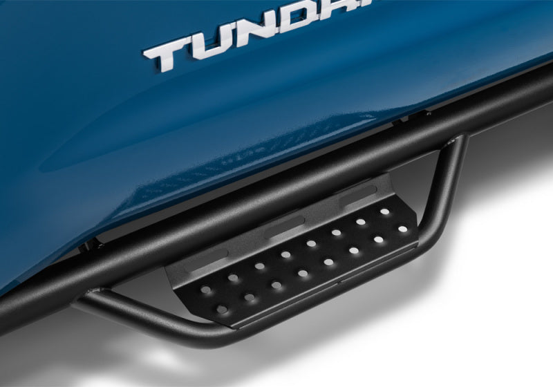 N-Fab 2022 Toyota Tundra CrewMax 5.6ft SB SRW RS Nerf Step - Wheel 2 Wheel - 2in - Tex. Black