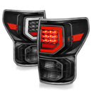 Anzo 07-11 Toyota Tundra Full LED Tailights Black Housing Clear Lens G2 (w/C Light Bars)