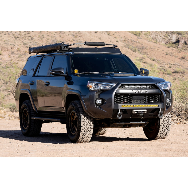 Toyota 4Runner Magnum RT Bumpers - Front -14-C TOYOTA 4RUNNER (EX LIMITED) STEEL FRONT WINCH READY BUMPER BLACK