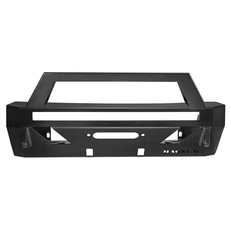 Toyota 4Runner Magnum RT Bumpers - Front -14-C TOYOTA 4RUNNER (EX LIMITED) STEEL FRONT WINCH READY BUMPER BLACK