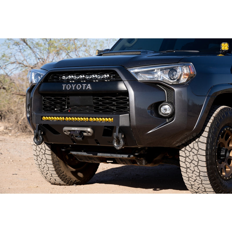 Toyota 4Runner Magnum RT Bumpers - Front -14-C TOYOTA 4RUNNER (EX LIMITED) STEEL FRONT WINCH READY BUMPER BLACK