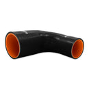 Mishimoto Silicone Reducer Coupler 90 Degree 2.5in to 3in - Black
