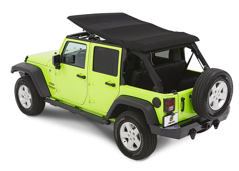 Bestop Trektop NX Glide Twill Soft Top for 07-18 Jeep Wrangler JK 4 Door