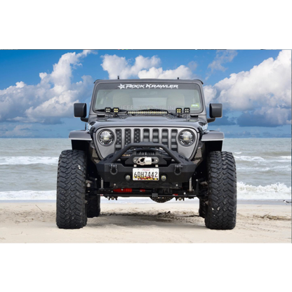 Jeep Wrangler JL/Gladiator 9.5 x 0.75 Inch Slim Chop Kit DRL w/ Sequential Switchback Turn Signal & Side Marker Light