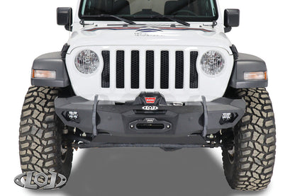 JK/JL/JT Black Ops Shorty Winch Front Bumper