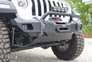 JK/JL/JT Black Ops Shorty Winch Front Bumper
