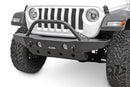 Destroyer Series Mid-Width Front Bumper with Bull Bar for 18-22 Jeep Wrangler JL & Gladiator JT
