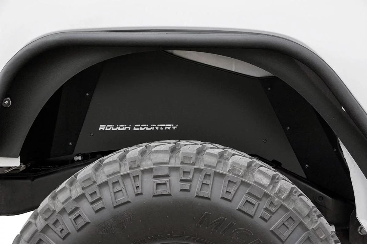 Rough Country 10511 Front & Rear Inner Fender Liners for 07-18 Jeep Wrangler JK