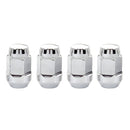 McGard Hex Lug Nut (Cone Seat Bulge Style) 1/2-20 / 3/4 Hex / 1.45in. Length (4-pack) - Chrome