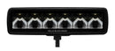 Hella Universal Black Magic 6 L.E.D. Mini Light Bar - Spot Beam
